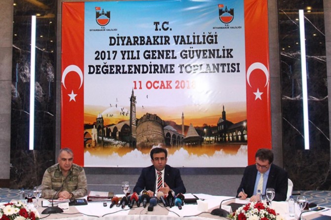 Diyarbakır’da "2017 Yılı Genel Güvenlik Değerlendirme Toplantısı" yapıldı