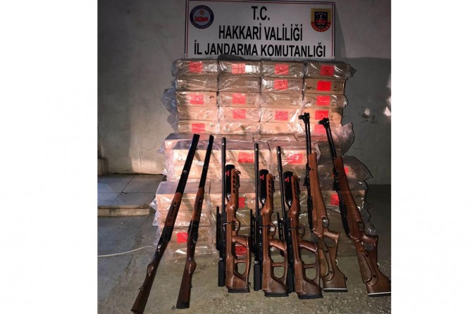 Şemdinli'de kaçakçılık operasyonu