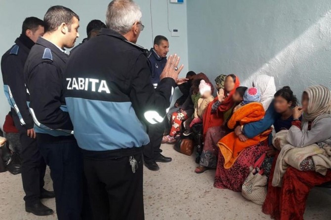 Viranşehir'de dilencilere yönelik uygulama