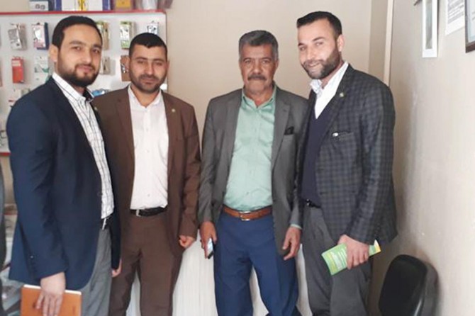 HÜDA PAR Akçakale ilçe Başkanlığından esnaf ziyareti