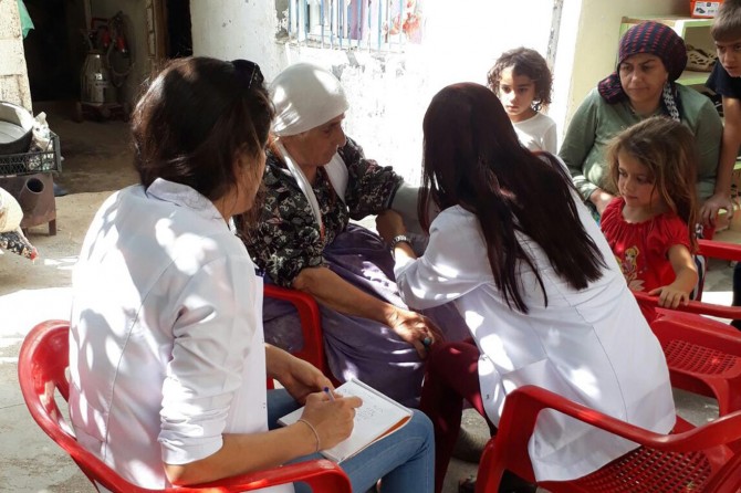 Kızıltepe Belediyesi Sağlık Yaşam Merkezinden bin hastaya sağlık hizmeti