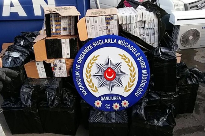 Şanlıurfa'da uyuşturucu ve kaçak sigara operasyonları