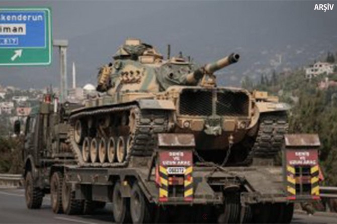 Şanlıurfa'dan Afrin'e askeri sevkiyat