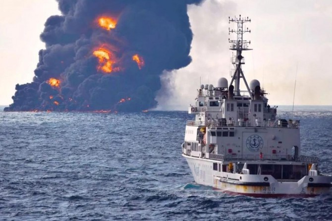 Tanker kazasında ölenler için İran'da bir günlük yas ilan edildi