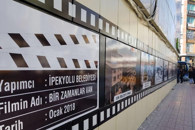 Van'da görüntü kirliliğine neden olan duvar temizlendi