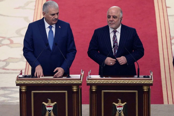 Başbakan Yıldırım İbadi'yle görüştü