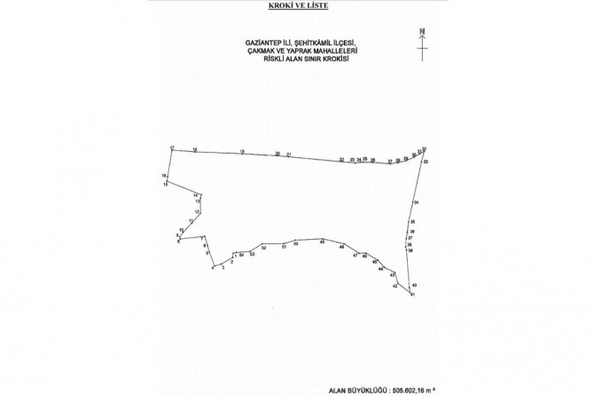 Gaziantep'te riskli alan ilanı