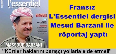 "Kürtler haklarını barışçı yollarla elde etmeli"