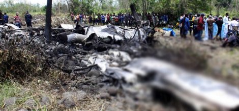 Sudan'da askeri uçak düştü