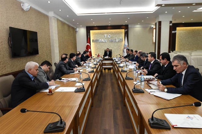 Batman’da yatırım değerlendirme toplantısı yapıldı