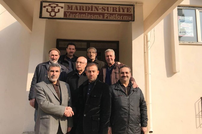 Mardin Suriye Yardımlaşma Platformunda nöbet değişimi