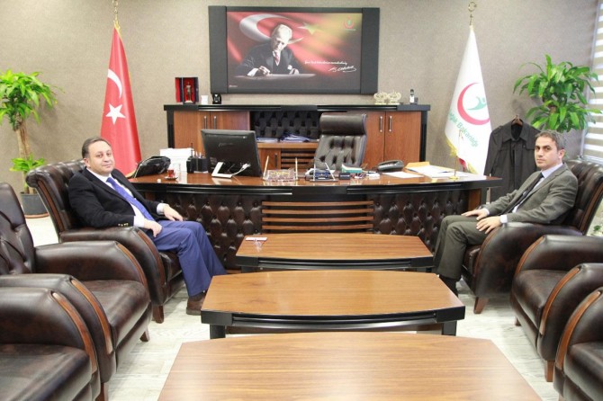 Van Cumhuriyet Başsavcısı İbrahim Keskin'den İl Sağlık Müdürü Nevzat Akdoğan'a ziyaret