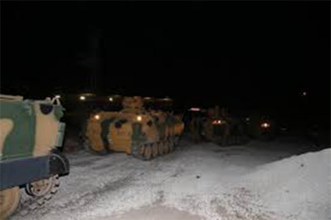 Operasyon için 12 noktada sınır duvarları kaldırıldı