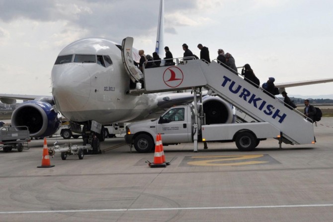 Batman'da 519 bin kişi uçakla yolculuk yaptı