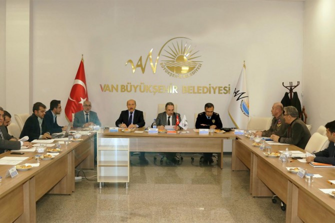 Van'da 2018 yılı ilk UKOME toplantısı yapıldı