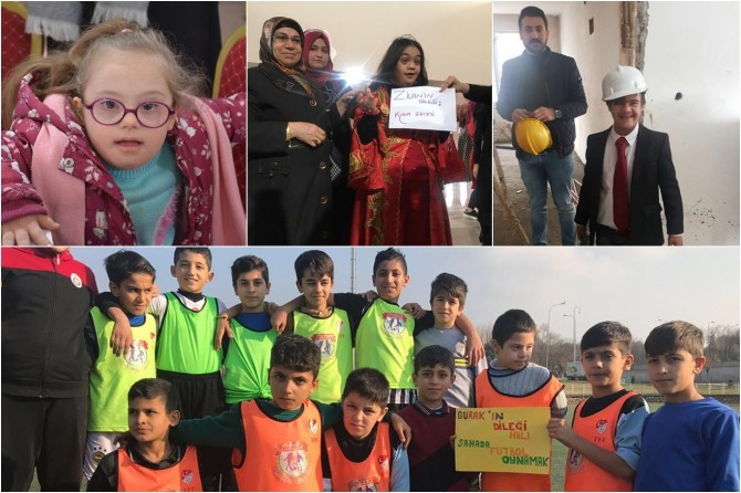Batman'da down sendromluların hayalleri gerçekleştirildi