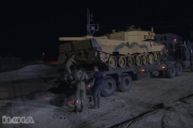 Tanks crossed the border for land operations