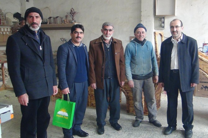 HÜDA PAR Silvan ilçe Başkanlığından esnaf ziyareti