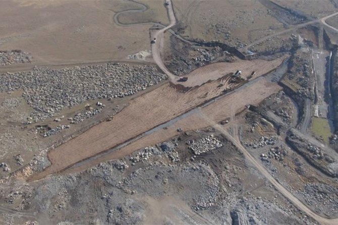 Koçköy Göleti’nde çalışmalar sürüyor