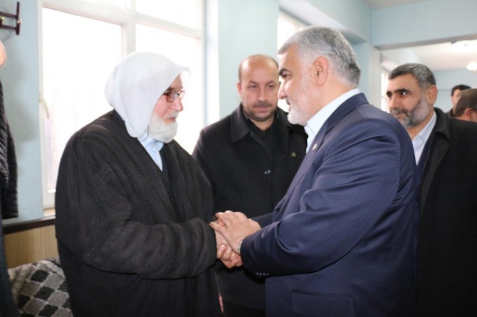 Yapıcıoğlu'ndan Viranşehir İlçe Başkanı Esmer’e taziye ziyareti