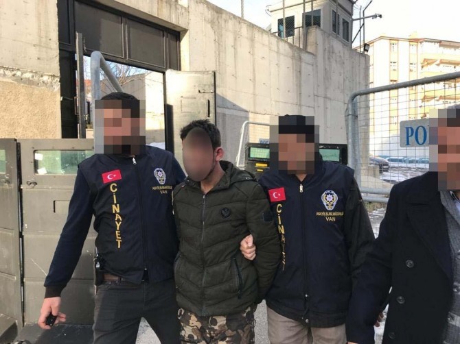 Hamile eşini öldüren şahıs Van'da yakalandı