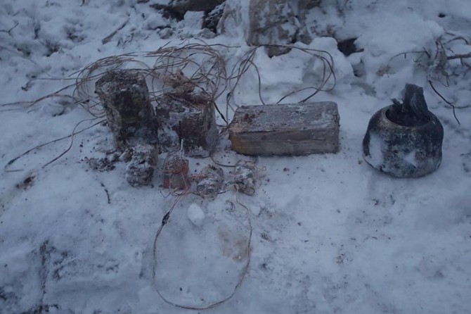 Şırnak'ta PKK’lilere ait patlayıcı bulundu
