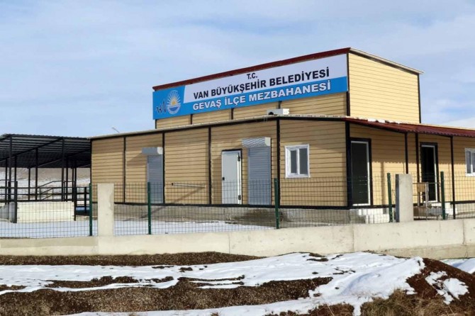 Gevaş modern mezbahanesine kavuşuyor