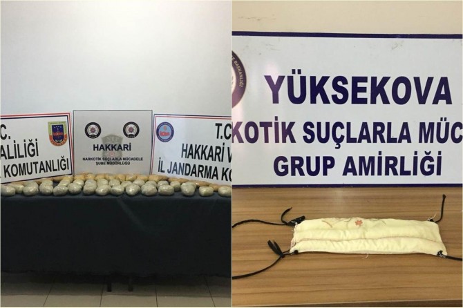 Hakkâri'de uyuşturucu operasyonları