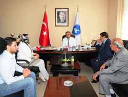 Yerel Gazetelerden Rektör Battal'a Ziyaret