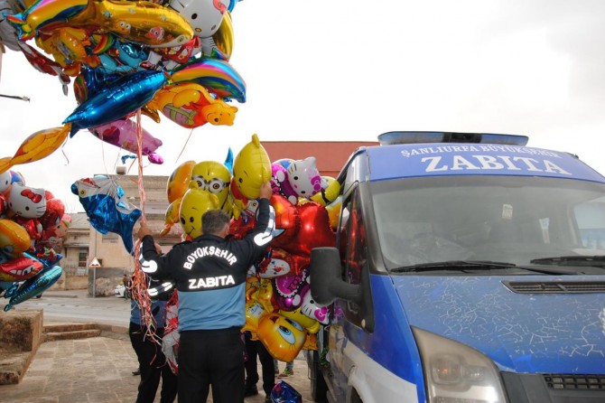 Şanlıurfa'da kaçak balon üretim tesisine baskın