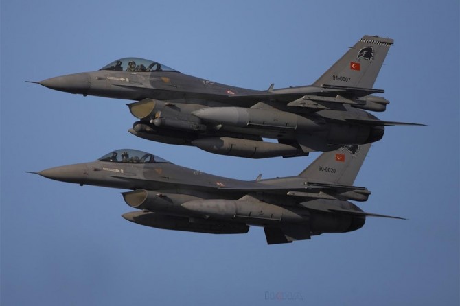 TSK: Afrin'de 15 hedef vuruldu