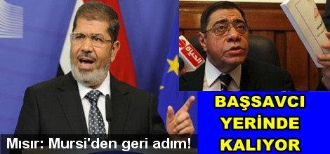 Mısır: Mursi'den geri adım!