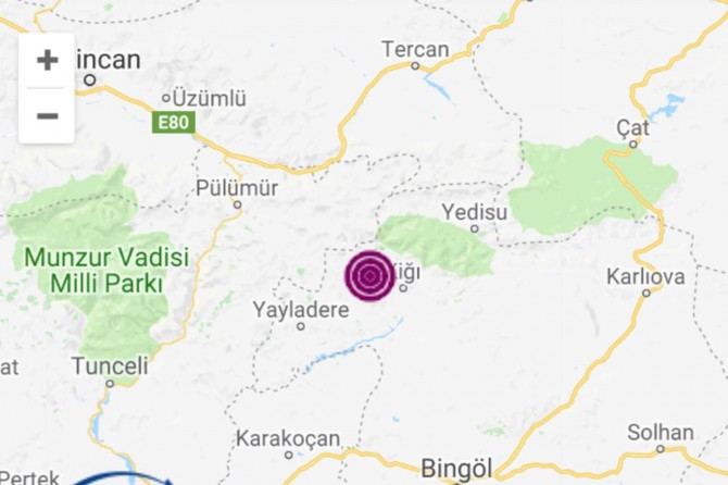 Bingöl'de art arda depremler