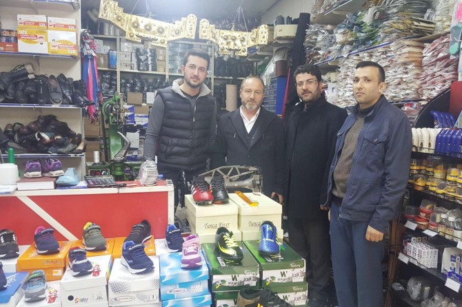 HÜDA PAR İpekyolu İlçe Teşkilatından esnafı ziyareti