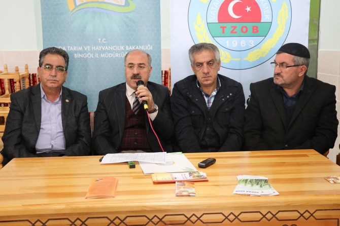 Bingöl'de çiftçiler tarım ve hayvancılık konusunda bilgilendirildi