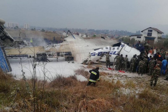 Li Nepalê balafira rêwîyan ket:48 mirî