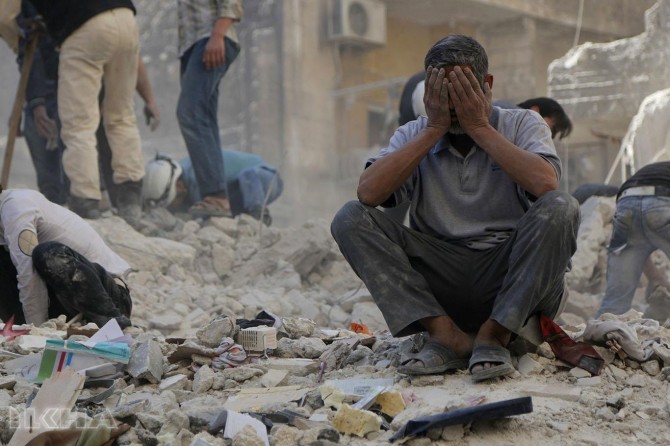 "The deaths toll in Syria has exceeded half a million"