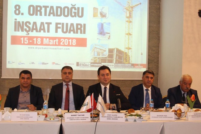 Diyarbakır'da düzenlenecek inşaat fuarının tanıtımı yapıldı