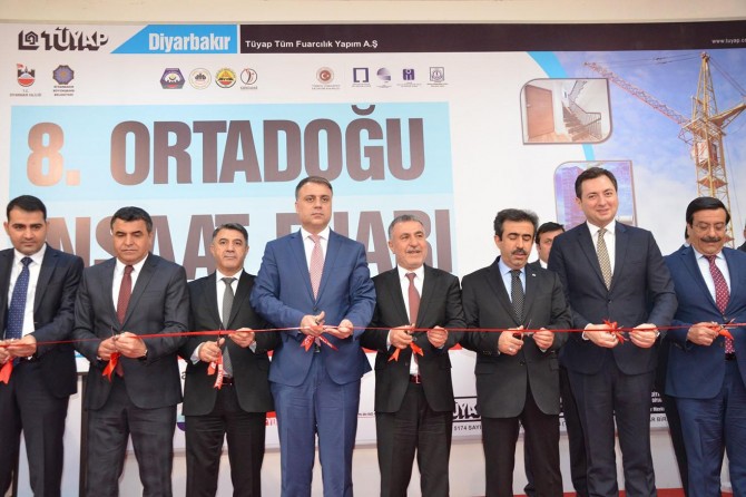 Diyarbakır’da 8’inci Ortadoğu İnşaat Fuarı açıldı