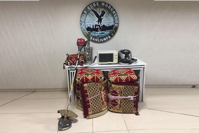 Şanlıurfa’da hırsızlık operasyonu: 8 kişi tutuklandı