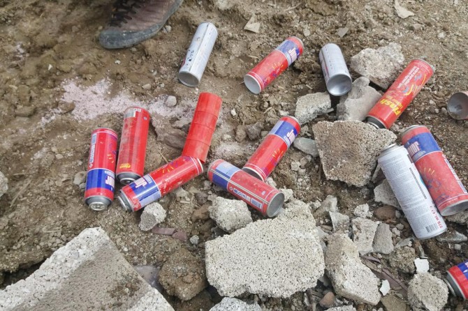 EYP yapımında kullanılan malzeme ele geçirildi