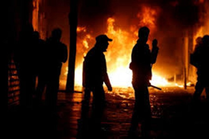 Li Madrîdê penaber bi polêsan re şer kirin