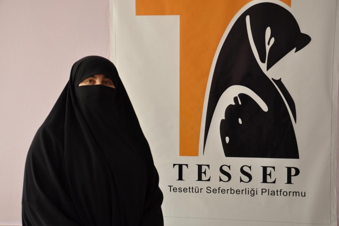 TESSEP’ten çarşaflı kadına yönelik saldırıya tepki
