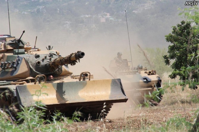 TSK: Yekîneyên me li bakûrê Efrînê gihaştin hev