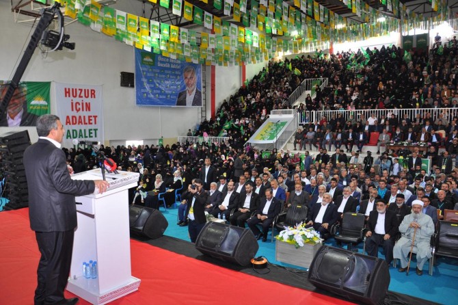 HÜDA PAR Batman İl Teşkilatı 2’nci Olağan Kongresi yapıldı