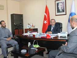 İLKHA'dan Rektör Battal'a Taziye Ziyareti