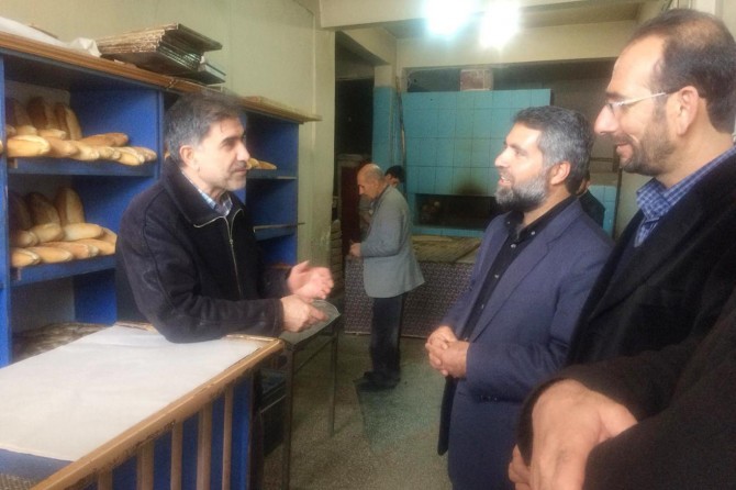 HÜDA PAR Erciş İlçe Teşkilatından esnaf ziyareti