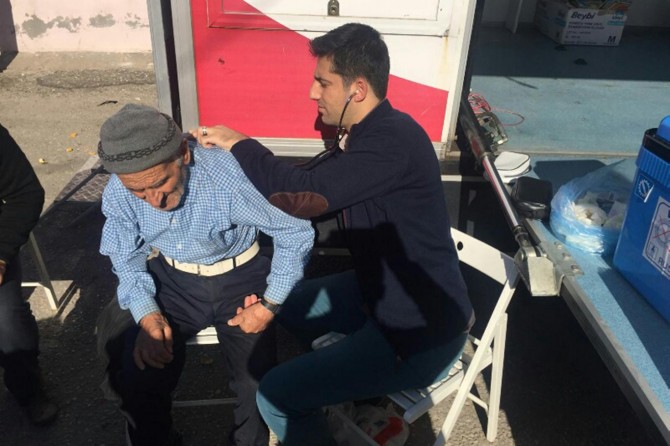 Yüz bin kişiyi sağlık taramasından geçirmeyi hedefliyoruz