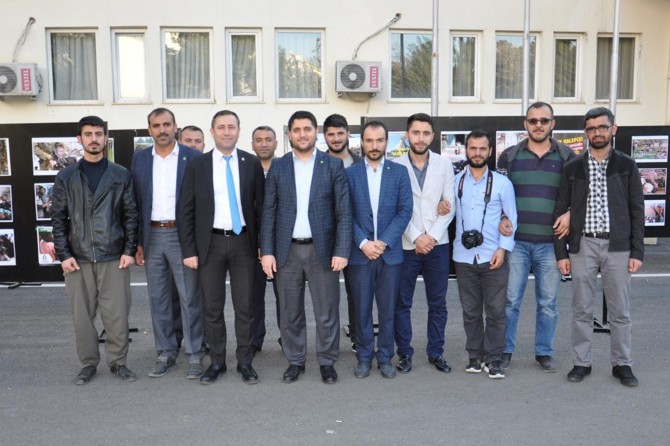 HÜDA PAR’dan dünya mazlumlarını anlatan fotoğraf sergisine ziyaret