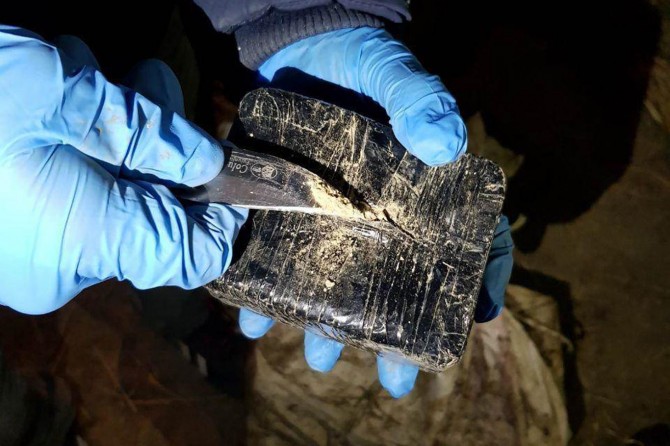 PKK operasyonunda 104 kilo eroin ele geçirildi